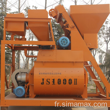 JS1000 Dernière machine de mélangeur en béton